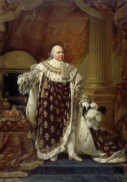 Baron Antoine-Jean Gros Portrait of Louis XVIII in his coronation robes China oil painting art
